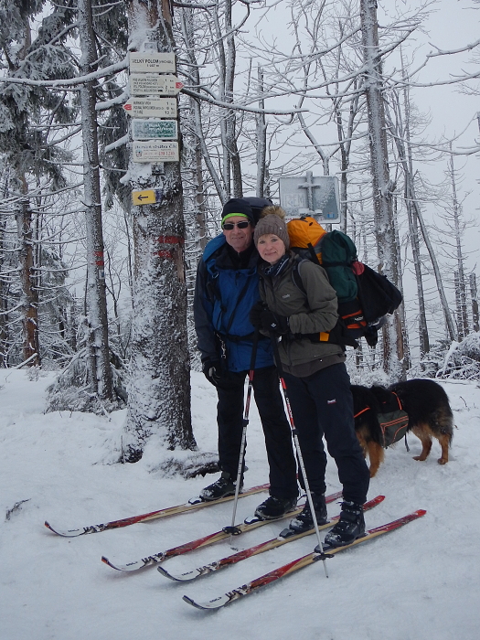 11. S Marcelou a Safem na Velkém Polomu 1067 m, Beskydy