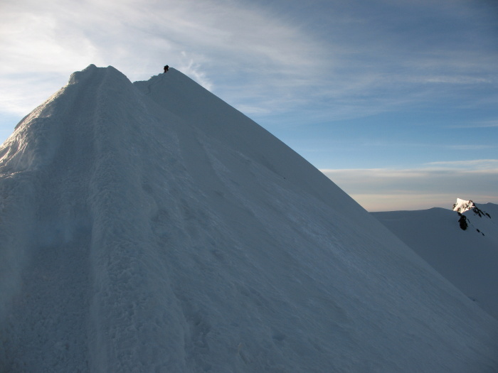 42. Mt. Blanc, vrcholový hřeben