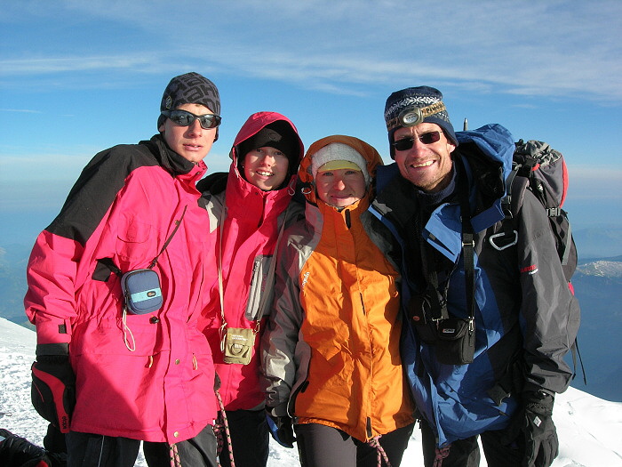 44. Na vrcholu Mt Blanc 