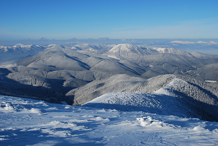 N. Tatry ze sedla Ďurkovej