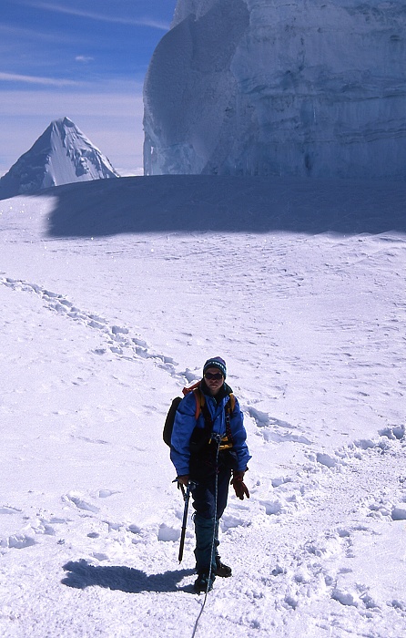 14. Ledovcové plató pod vrcholem Pisca